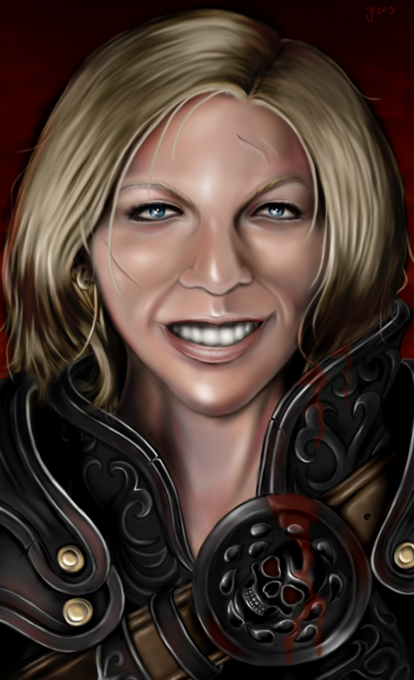 New portrait: Female Blackguard. 